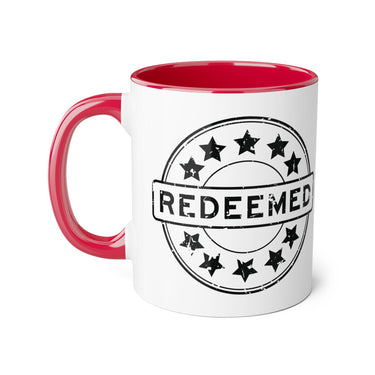 Faith Culture - Redeemed - Christian Accent Coffee Mug, 11oz