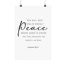 Perfect Peace Wall Poster | Isaiah 26:3 Christian Decor 12″ x 18″ Matte