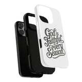 Faith Culture – God Is Faithful in Every Season Christian Tough Phone Case iPhone 16 Pro Matte