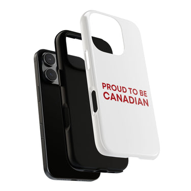 Faith Culture – Proud to Be Canadian Phone Case | Minimalist Canada Day Accessory for All Phones