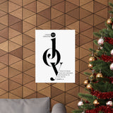 Faith Culture - No Greater Joy Christian Poster 3 John 1:4 Scripture Wall Art