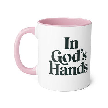Faith Culture - In God’s Hands - Christian Accent Coffee Mug, 11oz