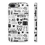 Prayer and Faith Christian Tough Phone Cases iPhone 8 Plus Matte