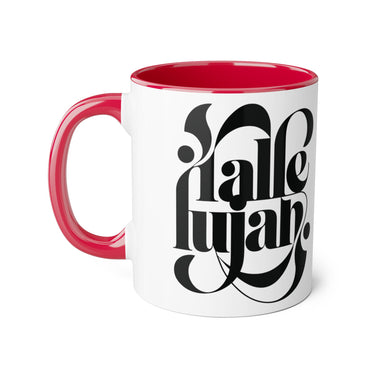 Faith Culture - Hallelujah - Christian Accent Coffee Mug, 11oz