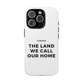 Faith Culture – The Land We Call Our Home Phone Case | Canadian Heritage Phone Case for All Phones iPhone 16 Pro Glossy