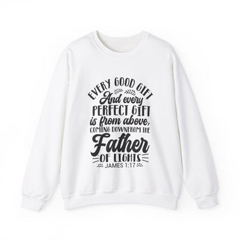 Faith Culture - Father of Lights - Christian Unisex Heavy Blend™ Crewneck Sweatshirt