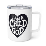 Faith Culture – I Am a Child of God – Christian Coffee and Tea Mug, 10oz 10oz White