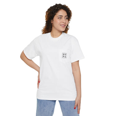 Faith Culture - HOPE - Christian Unisex Heavy Cotton Pocket Tee
