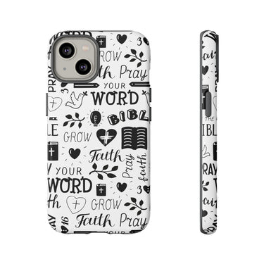 Prayer and Faith Christian Tough Phone Cases iPhone 14 Matte