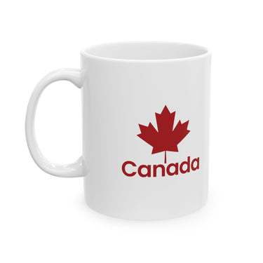 Faith Culture – Canada Maple Leaf Mug – 11oz & 15oz | Bold Red Patriotic Coffee Cup