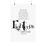 I Will Uphold You with My Righteous Right Hand Wall Poster | Isaiah 41:10 Christian Decor 20″ x 30″ Matte