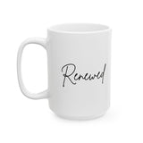 Faith Culture – Renewed Christian Mug, 11oz and 15oz | Inspired by Isaiah 40:31 15oz