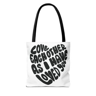 Faith Culture - Serve One Another in Love Christian Tote Bag - Galatians 5:13 Bible Verse