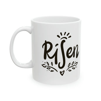 Faith Culture - Risen Christian Coffee or Tea Ceramic Mug