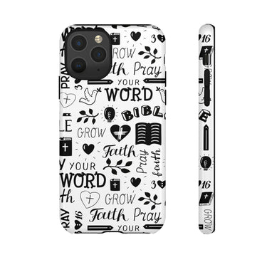Prayer and Faith Christian Tough Phone Cases iPhone 11 Pro Glossy