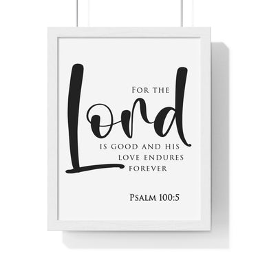 Eternal Gratitude framed Christian wall art inspired by Psalm 100:5