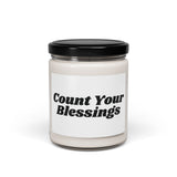 Faith Culture - Count Your Blessings Soy Candle Thanksgiving Gift Christian Home Décor 9oz Apple Harvest 9oz