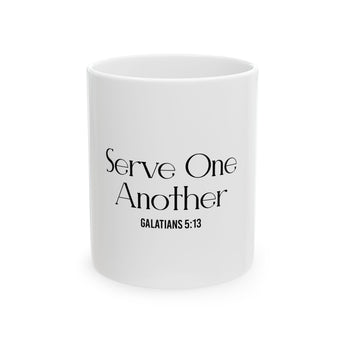 Serve One Another Christian Mug | Galatians 5:13