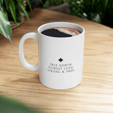 Faith Culture – True North Patriot Love Mug – 11oz & 15oz | Elegant Canadian Pride Cup