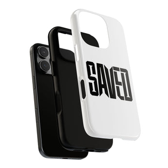 Faith Culture – SAVED Christian Tough Phone Case iPhone 16 Pro Glossy