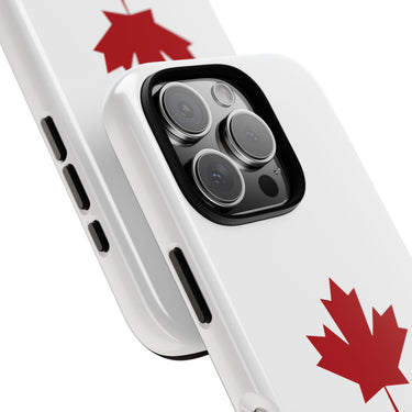 Faith Culture – Canada Maple Leaf Phone Case | Minimalist Black Leaf Case for All Phones