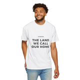 Faith Culture - The Land We Call Our Home Unisex T-Shirt – White | Modern Canadian Pride Tee