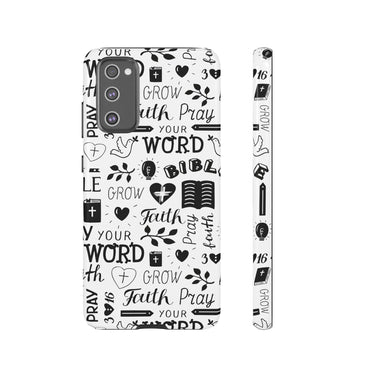 Prayer and Faith Christian Tough Phone Cases Samsung Galaxy S20 FE Glossy