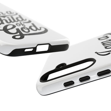 Faith Culture – I Am a Child of God Christian Tough Phone Case Samsung Galaxy S24 Plus Glossy