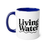 Faith Culture - Living Water - Christian Accent Coffee Mug, 11oz