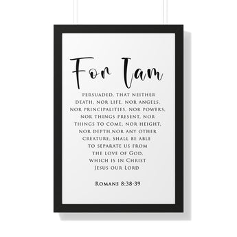 Boundless Love - Romans 8:38-39 - Christian Wall Art