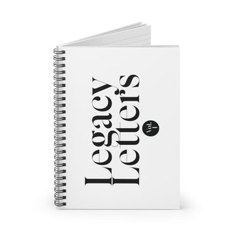 Faith Culture - Legacy Letters Vol. I Spiral Notebook Christian Journal for Writing and Reflection