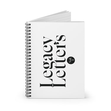 Faith Culture - Legacy Letters Vol. I Spiral Notebook Christian Journal for Writing and Reflection