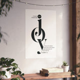 Faith Culture - No Greater Joy Christian Poster 3 John 1:4 Scripture Wall Art 20″ x 30″ Matte