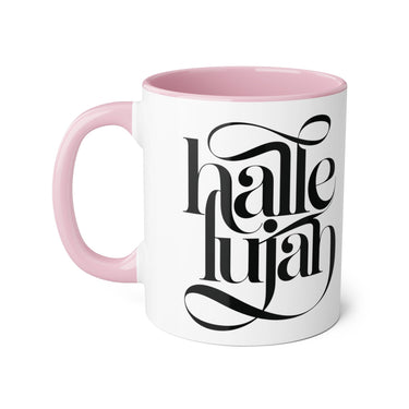 Faith Culture - Hallelujah - Christian Accent Coffee Mug, 11oz