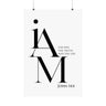 I Am the Way, the Truth, and the Life Wall Poster | John 14:6 Christian Decor 24″ x 36″ Matte