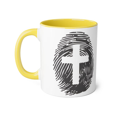 Faith Culture - Marked by the Cross - Christian Accent Coffee Mug, 11oz