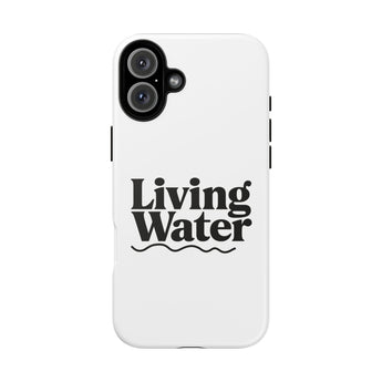 Faith Culture – Living Water Christian Tough Phone Case iPhone 16 Plus Matte