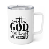 Faith Culture – With God All Things Are Possible – Christian Coffee and Tea Mug, 10oz 10oz White