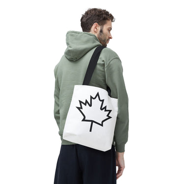 Faith Culture – Minimalist Maple Leaf Outline Tote Bag | Modern Canadian Everyday Carryall
