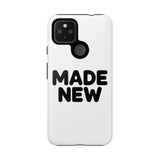 Faith Culture – Made New Christian Tough Phone Case Google Pixel 4a 5G Glossy