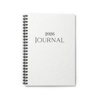 Faith Culture 2026 Journal Spiral | Minimalist Yearly Writing Journal