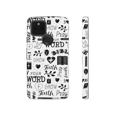 Prayer and Faith Christian Tough Phone Cases Google Pixel 5 5G Glossy