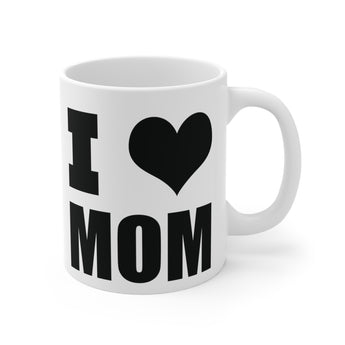 Faith Culture - I love Mom - Christian Ceramic Mugs 11oz