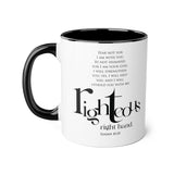 Faith Culture - Isaiah 41:10 - Christian Accent Coffee Mug (11oz) Black 11oz