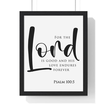 Eternal Gratitude framed Christian wall art inspired by Psalm 100:5