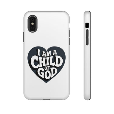Faith Culture – I Am a Child of God Christian Tough Phone Case iPhone X Matte