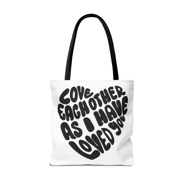 Faith Culture - Serve One Another in Love Christian Tote Bag - Galatians 5:13 Bible Verse
