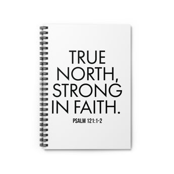 True North Strong in Faith Christian Journal | Psalm 121:1-2 Scripture Notebook One Size