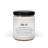 Faith Culture - Trust the Lord Proverbs 3: 5 Christian Scented Soy Candle, 9oz