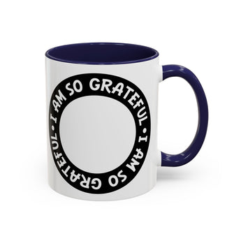 Faith Culture - I Am So Grateful - Christian Thanksgiving Accent Coffee Mug, 11oz and 15oz